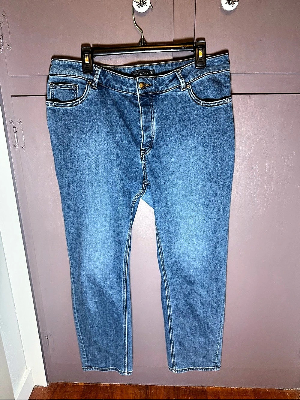 prAna Straight Leg Jeans in Blue Size 14/2